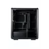 PC Midi Tower Cooler Master MasterFrame 500 Mesh — Juodas su permatomu šonu, palaiko ATX/EATX, 2x200mm priekyje, 1x120mm gale