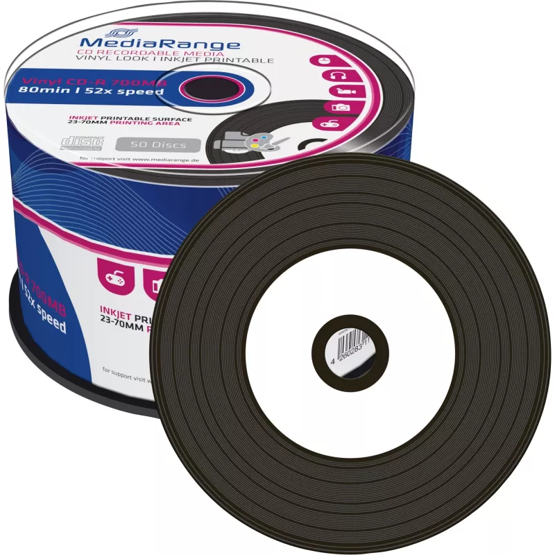 CD-R MediaRange MR226 700MB 52x 50 vnt.