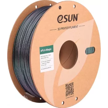 EPLA-MAGIC 1,75 mm tamsiai žalia su blizgučiais 1 kg ESUN 3D spausdinimo gija (EPLA-MAGIC-P175DTG1)