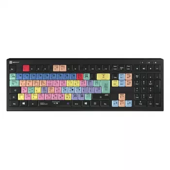 Logickeyboard ASTRA 2 apšviesta klaviatūra Adobe Premiere Pro CC vokiškam išdėstymui (LKB-PPROCC-A2PC-DE)