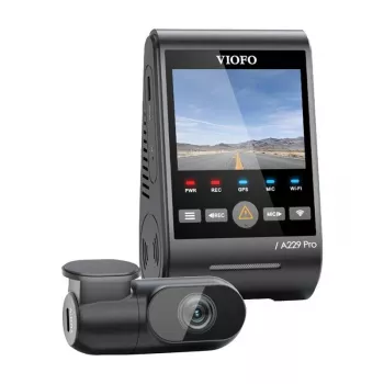 Vaizdo registratorius VIOFO A229 Pro 2CH-G GPS