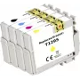 Renkforce rašalo rinkinys, suderinamas su Epson T1295 (C13T129540) juoda, žydra, purpurinė, geltona RF-I-T1291-4BKCMY4PK RF-5718864