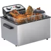Gruzdintuvė Steba DF 300 Double 5 L 3000 W Juoda Nerūdijantis Plienas