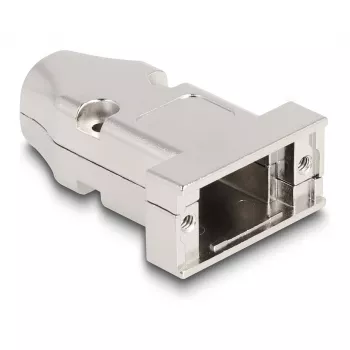 DeLOCK 67029 D-Sub apvalkalas 9 kontaktų kištukui / lizdui su laido įtempimo mažinimu, iš cinko lydinio