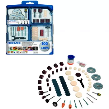 Dremel 100 dalių universalus priedų rinkinys