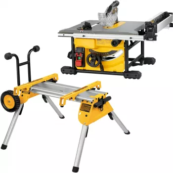 DEWALT stalinis pjūklas 210 mm su stovu