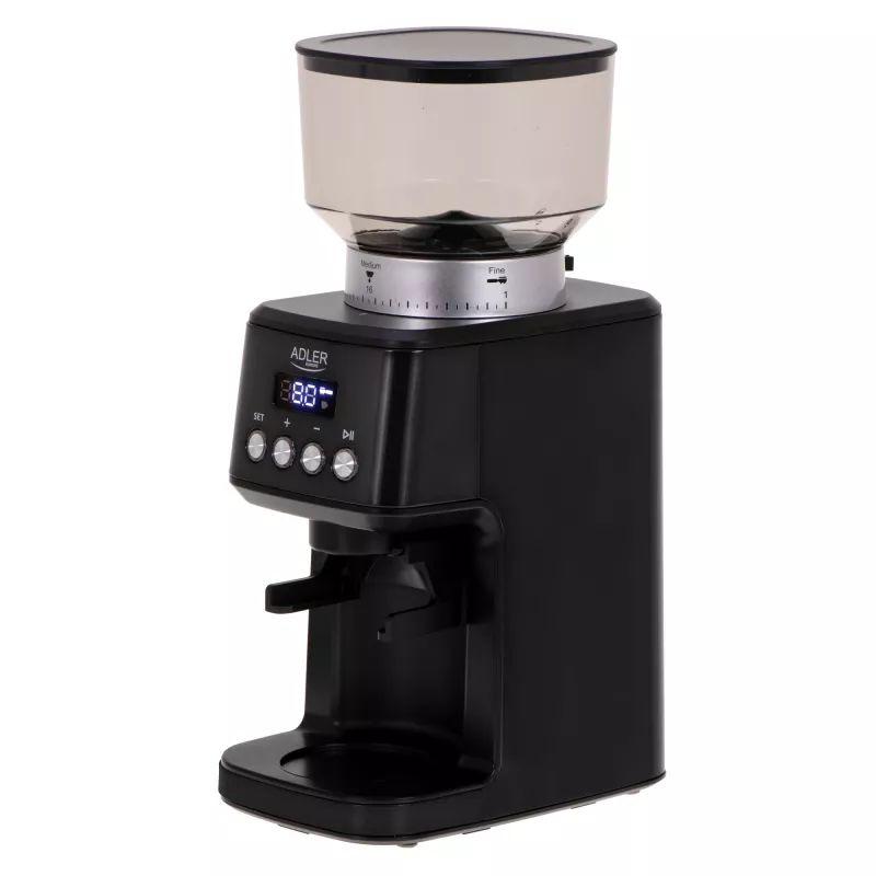 Adler AD 4300 Burr kavos malūnėlis | 180 W | 300 g | Juodas