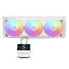 Gamemax GLACIER 360 LCD WH – 360 mm skysčio aušintuvas procesoriui, baltas
