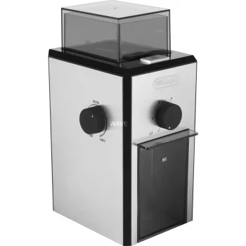 Kavos malūnėlis De’Longhi KG89 — 120 g talpa, 110 W, 12 puodelių, nerūdijančio plieno ir plastiko korpusas