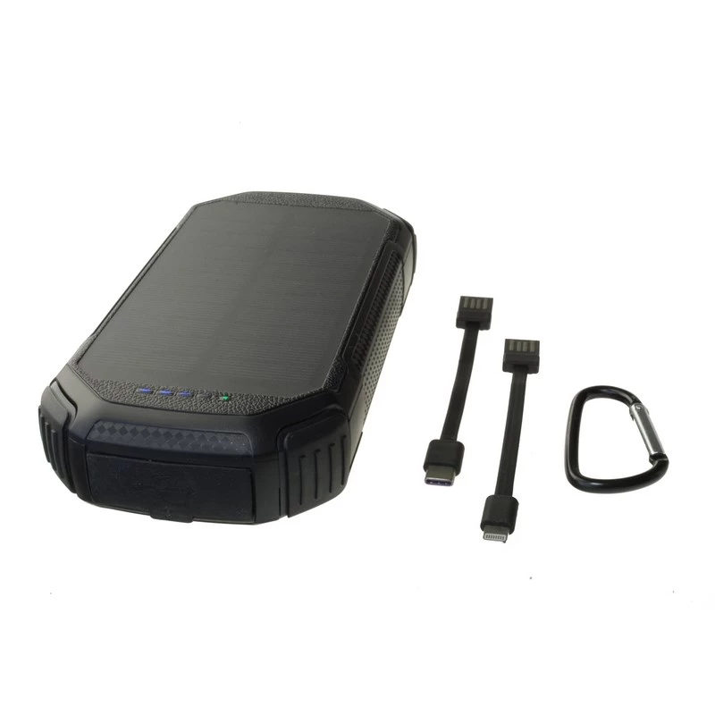 PowerNeed S20000C 20000 mAh belaidis ir laidinis power bank, LiPo, juodas