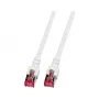 EFB-Elektronik RJ45 Patch kabelis Cat.6 S/FTP LSZH Baltas 3m