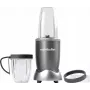 Cup blenderis NUTRIBULLET NB606B 600 W, Tritan ąsotis 0,7 L, 6 peiliukai, 1 greitis, 500 ml puodelis, pilka
