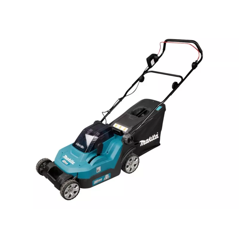 Belaidis elektrinis vejapjovė Makita DLM382PM2 - 18 V - 4 Ah - 2 akumuliatoriai - 3700 sūk./min - 38 cm - 16,9 kg