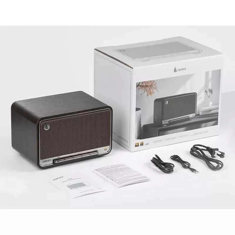 Edifier D32 belaidis stalinis garsiakalbis, 60 W, Bluetooth, juodas riešutas