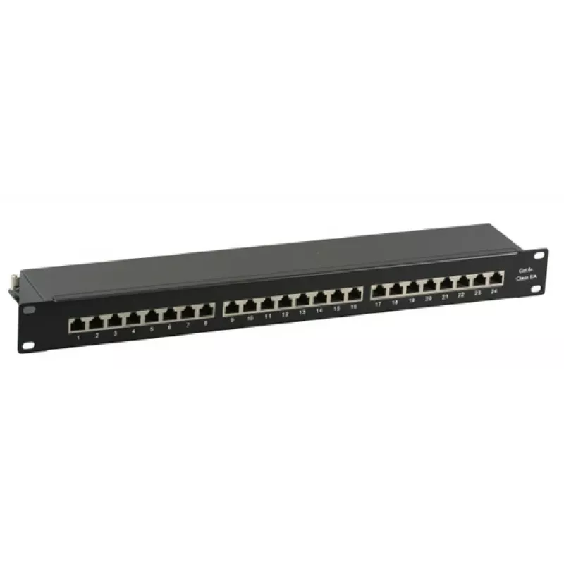 Patch Panel EFB Elektronik 37666SW.1M 24 prievadų Cat6a 1U