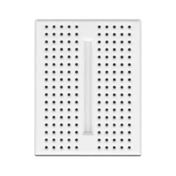 Breadboard DELOCK 18316 – litavimui nereikalinga prototipavimo plokštė, plastikinė, 36×46×10 mm, balta
