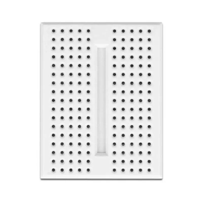 Breadboard DELOCK 18316 – litavimui nereikalinga prototipavimo plokštė, plastikinė, 36×46×10 mm, balta