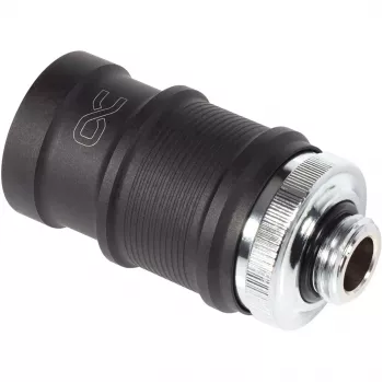 Greito atjungimo jungtis Alphacool ES BLH1A Push-in Moteriška AG Chrome Black Matte