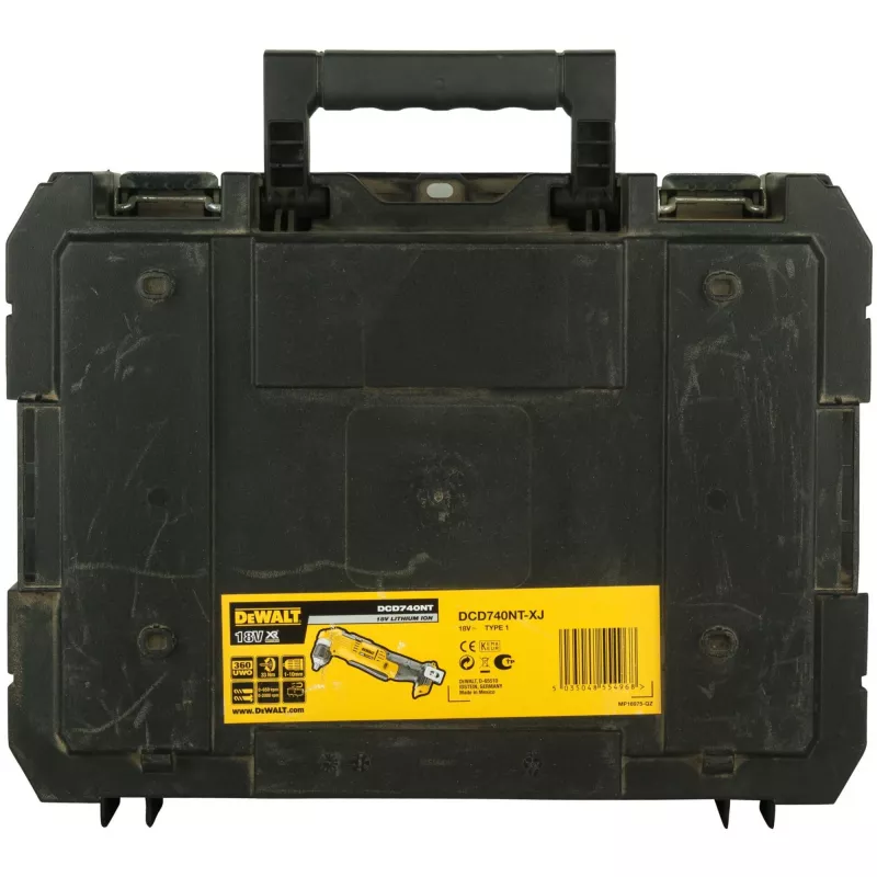 DeWALT DCD740NT-XJ gręžtuvas 2000 RPM, be rakto griebtuvas, 1.3 kg, juodas, geltonas