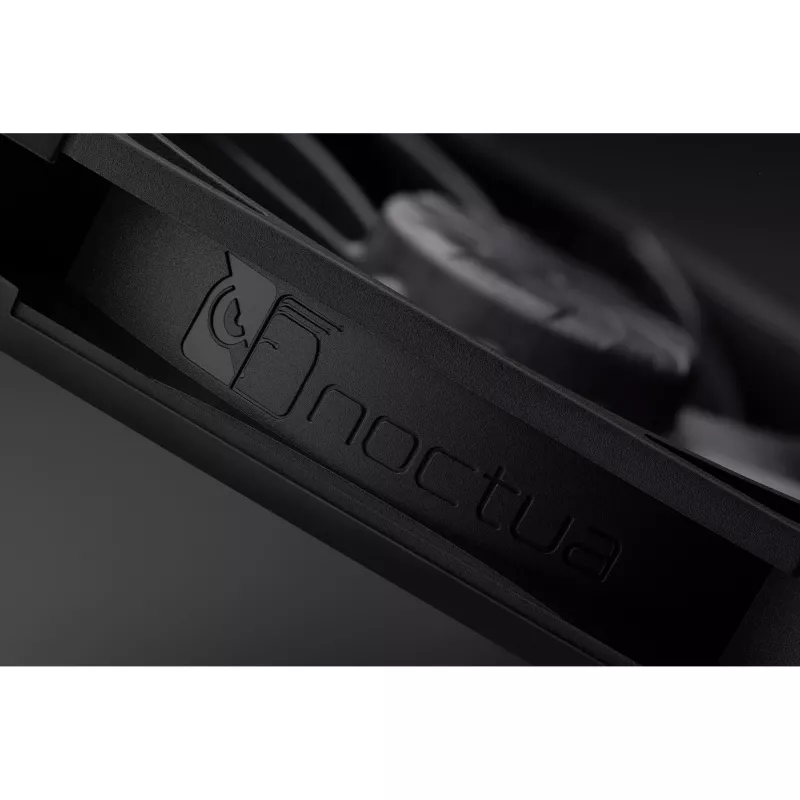 Noctua NF-A14x25 G2 PWM Sx2-PP chromax.black 140mm dviejų ventiliatorių rinkinys