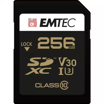 Atminties kortelė Emtec 256 GB SDXC UHS-I Class 10 ECMSD256GXC10SP