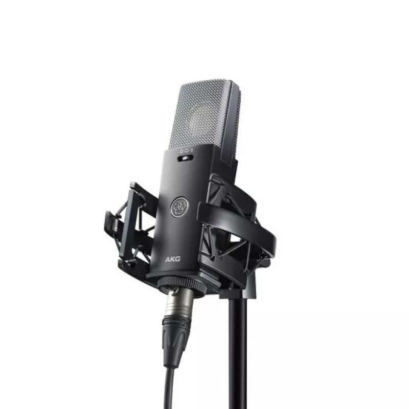 Kondensatorinis mikrofonas AKG C114 su perjungiamomis kryptinėmis diagramomis