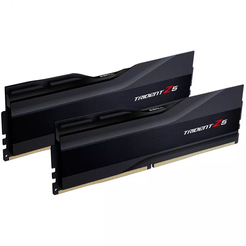 DIMM 32 GB DDR5-6400 (2x 16 GB) Dual-Kit, Arbeitsspeicher schwarz (matt), F5-6400J3239G16GX2-TZ5K, Trident Z5, INTEL XMP