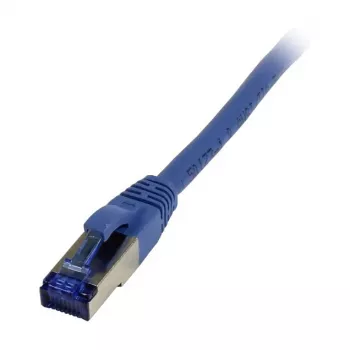 Patch laidas RJ45 CAT6A 500MHz 0,15m mėlynas S-STP (S/FTP) TPE/LSZH (Superflex) AWG26 Synerg