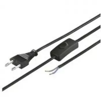 Laidas su jungikliu Goobay NK 105 SWITCH S-150 Juodas 1,5 m