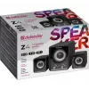 Garsiakalbių sistema DEFENDER Z4 laidinė 2.1, 11 W RMS, juoda, USB 5V maitinimas, 3,5 mm ausinių išvestis