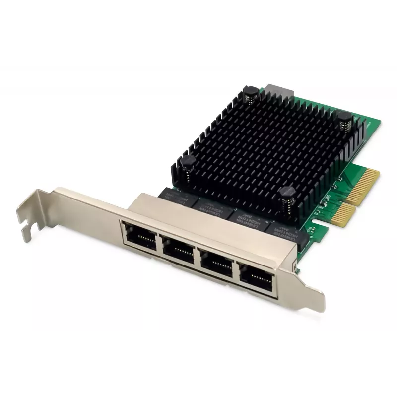 Digitus DN-10136 4 prievadų 2,5 Gigabit Ethernet tinklo plokštė PCI Express Realtek mikroschema