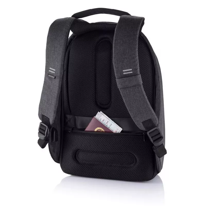 Antivagis kuprinė XDDESIGN Bobby Hero Small, 11,5 L, planšetei iki 12,9 col., PET/polietileno putos, juoda