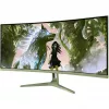 Išlenktas kompiuterio monitorius Arozzi Nova 34 colių (86,4 cm) 3440×1440 21:9 LED 1 ms Žalias