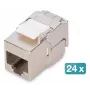 Digitus CAT 6A kompaktiškas kištukinis modulis ekranuotas beįrankis 24 vnt DN-93615-S-24