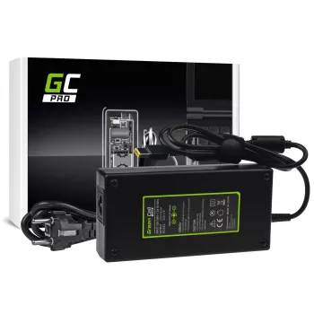 Maitinimo adapteris Green Cell AD117P 170W 20V 8,5A, skirtas Lenovo nešiojamiesiems kompiuteriams, vidaus naudojimui AC-į-DC, juodas