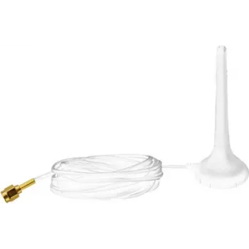 Antena Eltako FA250-gw su 250 cm laidu, pilkai balta – išorinė antena radijo/telemetrijos sistemoms