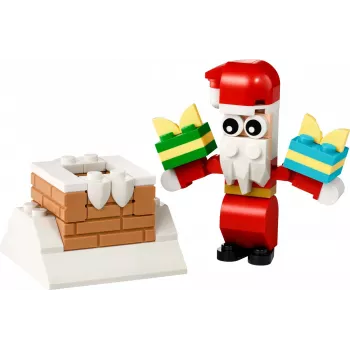 Konstruktorius LEGO Kalėdų Senelio kaminas 30692 – mini sezoninis rinkinys maišelyje