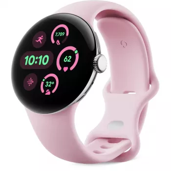 Google Pixel Watch 3 dirželis – dydis S – rožinis kvarcas – GA06101-WW