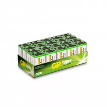 Vienkartinė baterija GP Batteries Super Alkaline 1604A 9V Šarminė (20 vnt.)