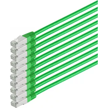Tinklo kabelis ShiverPeaks 75711-HG-SET10 Cat6 S/FTP PIMF, 10 vnt. rinkinys