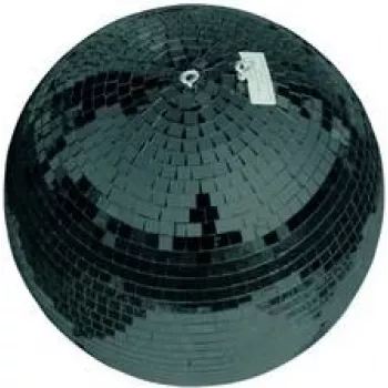 EUROLITE Disco Ball 30 cm juodas – veidrodinis rutulys scenos ir vakarėlių apšvietimui (50120058)