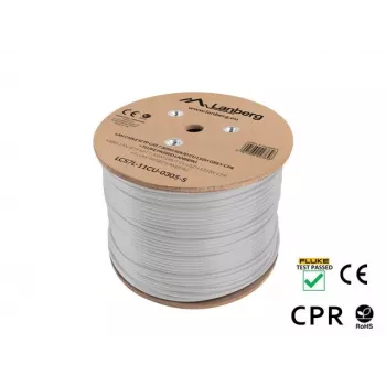 Tinklo kabelis Lanberg LCS7L-11CU-0305-S RJ45 Cat7 305 m Baltas