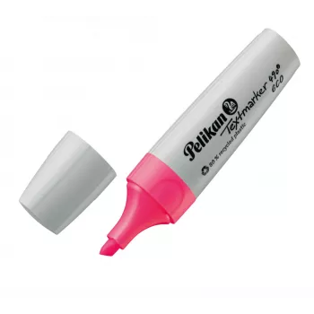 Markeris Pelikan Textmarker 490 eco 4 vnt. Chisel galiukas Žalia Oranžinė Rožinė Geltona