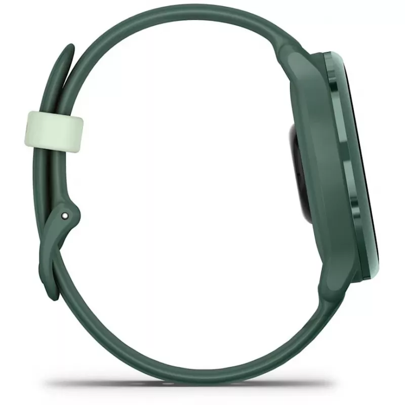 Sportinis laikrodis GARMIN vívoactive 6 – 42 mm aliuminio/polimero korpusas, AMOLED 1,2 colio, GPS, 5 ATM, optinis širdies ritmo matuoklis, SpO2, 8 GB, žalias