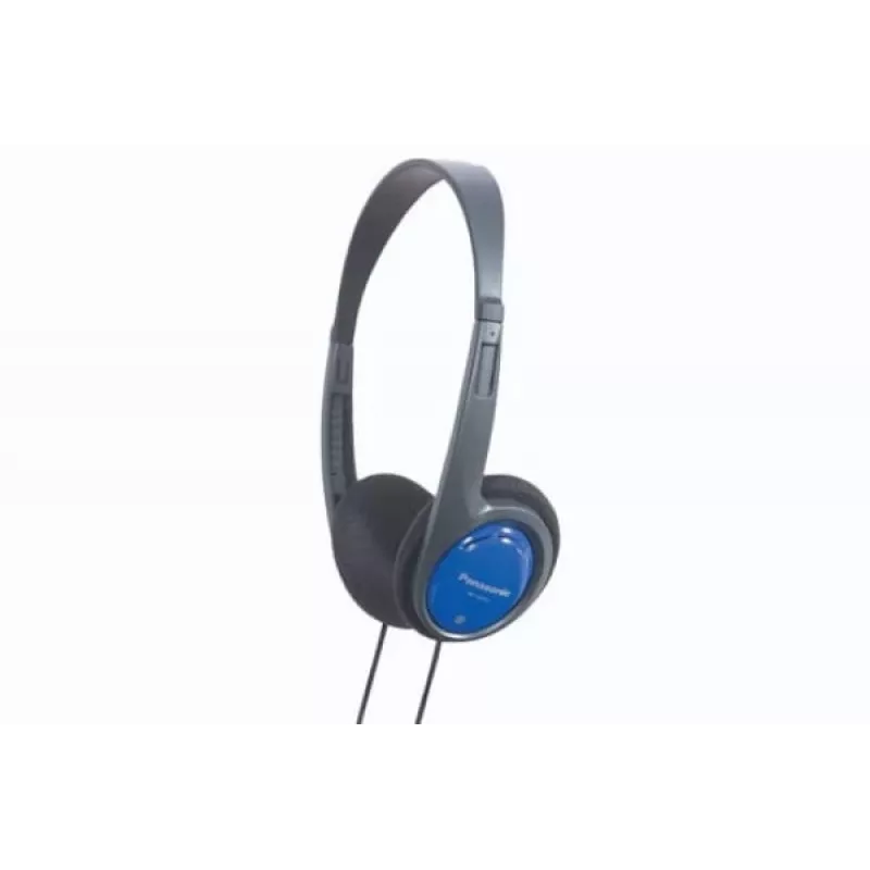 Ausinės Panasonic RP-HT010E-A juodos/mėlynos, 1,2 m laidas, itin lengvos