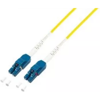 LogiLink Uniboot LWL Patchkabel, 2x LC-Duplex, OS2, 10,0 m platzsparende Patchlösung für Hochleistungsnetze, Faser: - 1 Stück (FP0UB10)