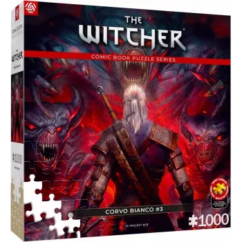 Good Loot komiksų dėlionė: The Witcher (Wiedźmin) Corvo White, 1000 dalių