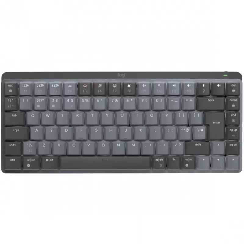 Logitech MX Mechanical Mini belaidė apšviesta klaviatūra, grafitas, UK, EMEA (920-010779)