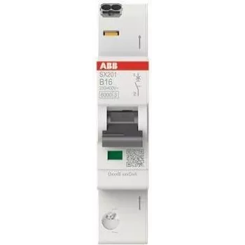 Automatinis jungiklis ABB SX201-B16 Flexline B charakteristika 6kA 16A 1P (2CDS251003R0165)
