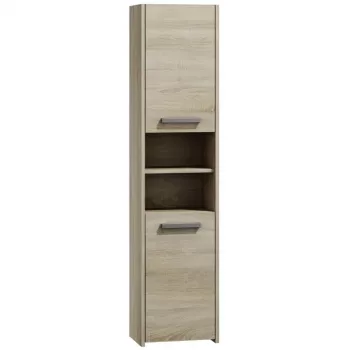 Vonios spintelė stovima Top e shop S40 SONOMA ąžuolinė, 6 lentynos, 400×300×1700 mm